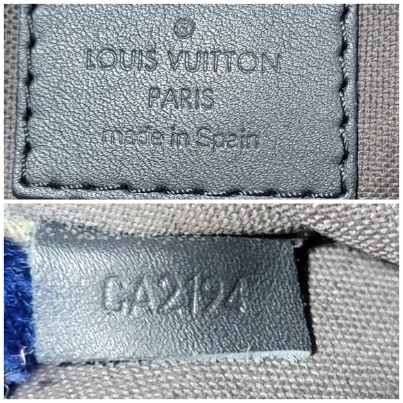 LOUIS VUITTON Damier Infini Porte-Documents Jour Cosmos Black - Picture 4 of 11